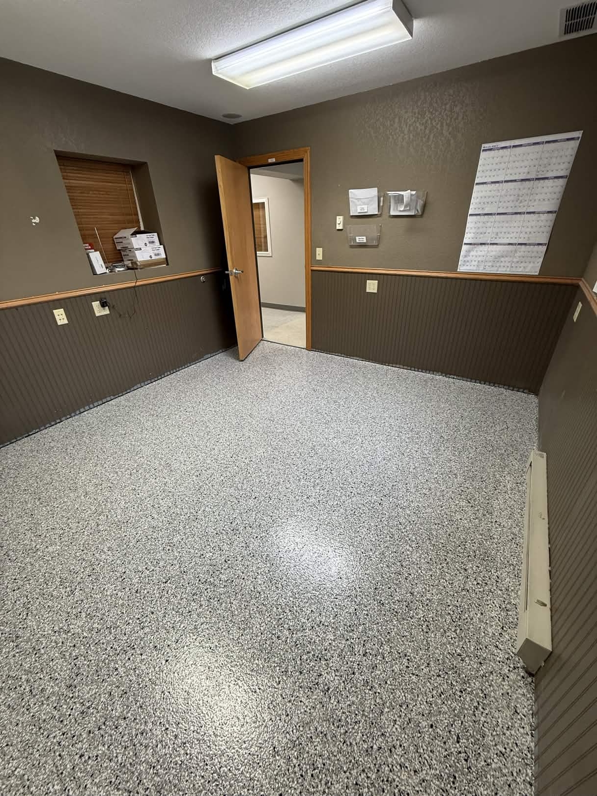 Office epoxy floor β finished