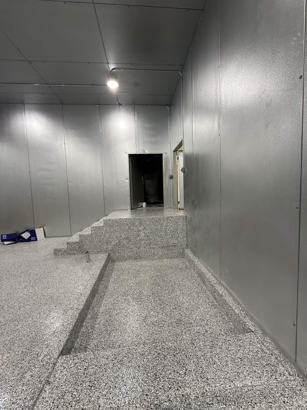 Cold storage facility β epoxy steps